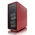 Fractal Focus G roja con ventana  Caja