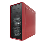 Fractal Focus G roja con ventana  Caja Fractal Focus G roja con ventana  Caja