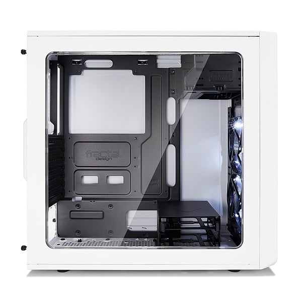 Fractal Focus G blanca con ventana  Caja