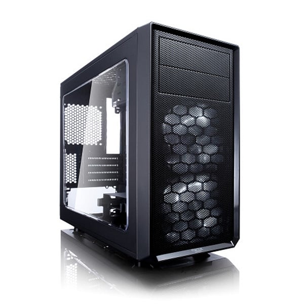Fractal Focus mini G negra con ventana  Caja