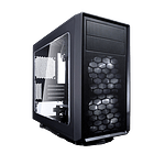 Fractal Focus mini G negra con ventana  Caja