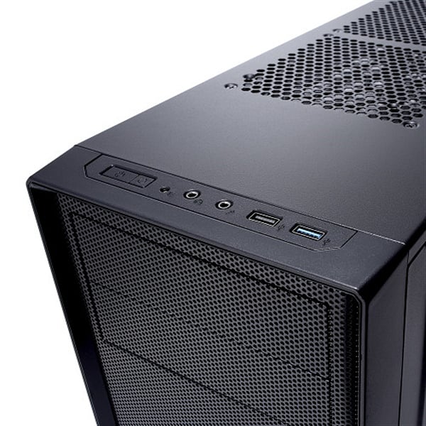 Fractal Focus mini G negra con ventana  Caja