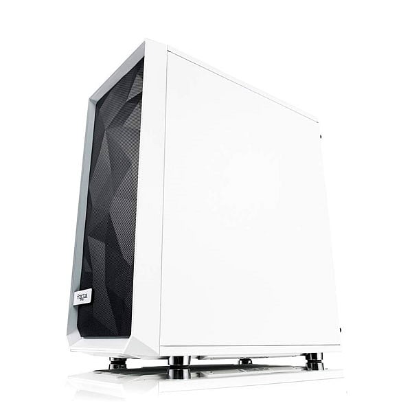 Fractal Meshify C Blanca Cristal Templado  Cajas