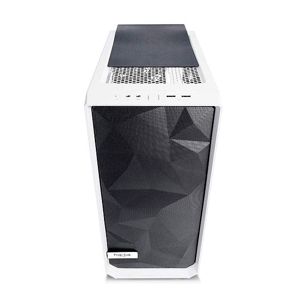 Fractal Meshify C Blanca Cristal Templado  Cajas