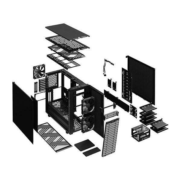 Fractal Desing Define 7 Black Solid  Caja