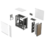 Fractal Design North XL Chalk White TG  Caja EATX Blanca