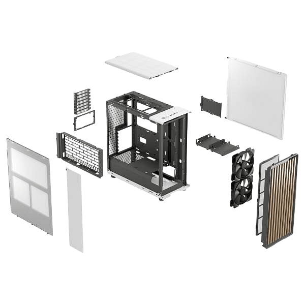 Fractal Design North   Caja ATX Chalk white