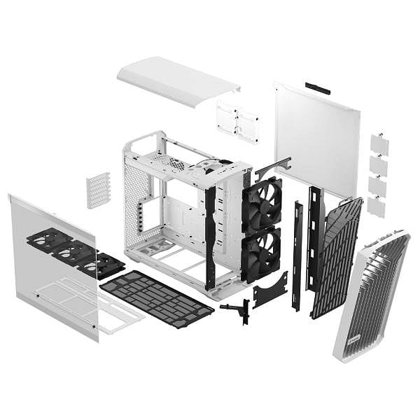 Fractal Design Torrent  Caja ATX Cristal templado Blanca
