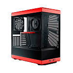 Hyte Y40 Roja  Negra  Caja ATX Cristal templado