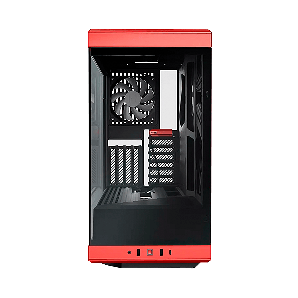 Hyte Y40 Roja  Negra  Caja ATX Cristal templado
