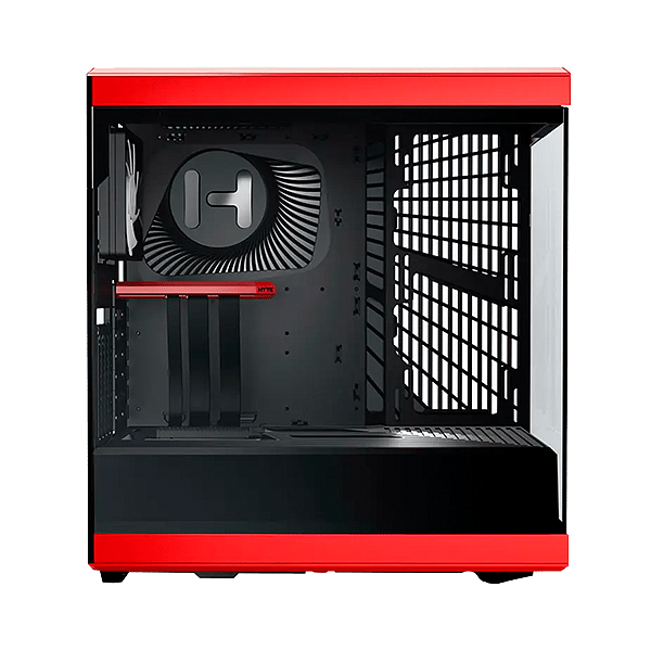 Hyte Y40 Roja  Negra  Caja ATX Cristal templado