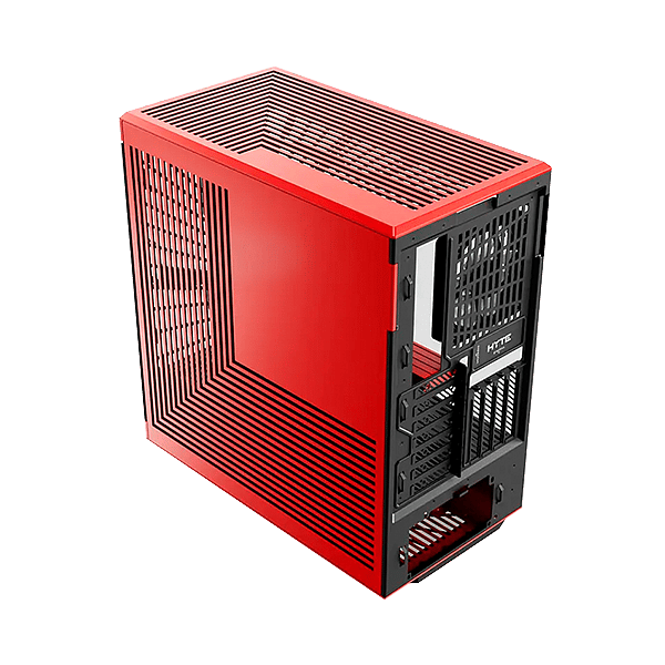 Hyte Y40 Roja  Negra  Caja ATX Cristal templado