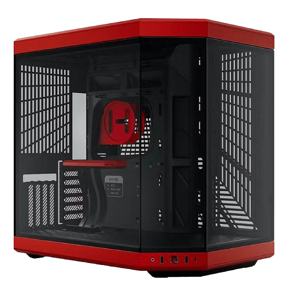 Hyte Y70 Black Cherry  Caja ATX Cristal templado Roja y Negra