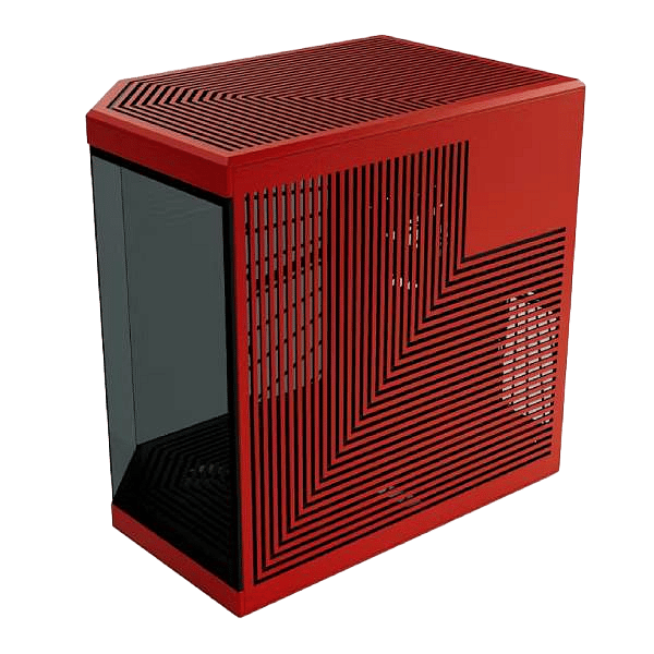 Hyte Y70 Black Cherry  Caja ATX Cristal templado Roja y Negra