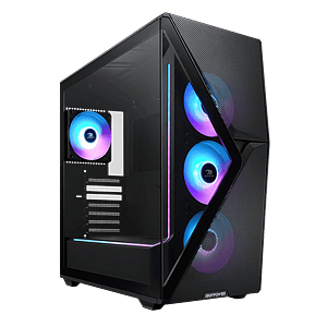 iBUYPOWER Slate 8 Mesh PRO ARGB  Caja ATX Cristal Templado Negra