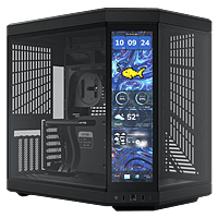 iBUYPOWER Y70 Touch Infinite LCD ARGB | Caja ATX Cristal Templado Negra
