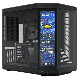 iBUYPOWER Y70 Touch Infinite LCD ARGB  Caja ATX Cristal Templado Negra