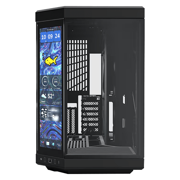 iBUYPOWER Y70 Touch Infinite LCD ARGB  Caja ATX Cristal Templado Negra