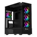 iBUYPOWER Element 9 Pro ARGB  Caja ATX Cristal Templado Negra