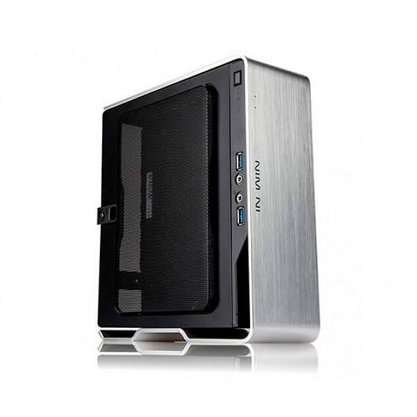 In Win Chopin mini ITX con fuente de 150W plateada  Caja