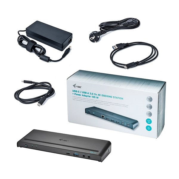 ITec USBC 2 x DisplayPort 1x HDMI 4 x USB 30 LAN  Dock