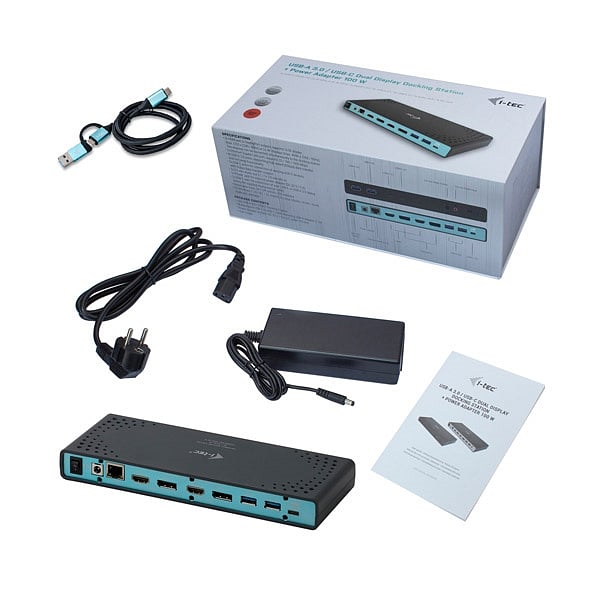 ITec USB 30 USBC dual display HDMI DisplayPort LAN  DOCK