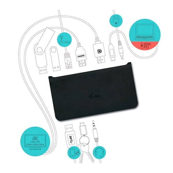 ITec USB C dual display HDMI DisplayPort USB 30 LAN