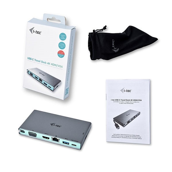 ITec USBC USB 30 VGA  HDMI LAN Travel  DOCK
