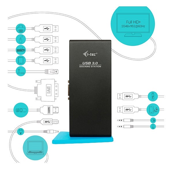 ITec USB 30 HDMI DVI Full HD LAN 2x USB 30 4x USB  Dock