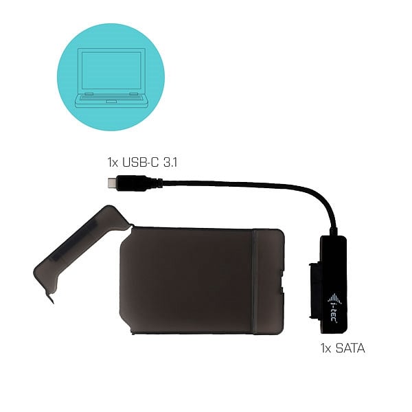 ITec MySafe USBC 31 Gen 2 Easy 25  Caja HDD