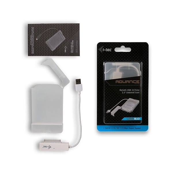 ITec MySafe USB 30 Easy 25 blanca  Caja HDD