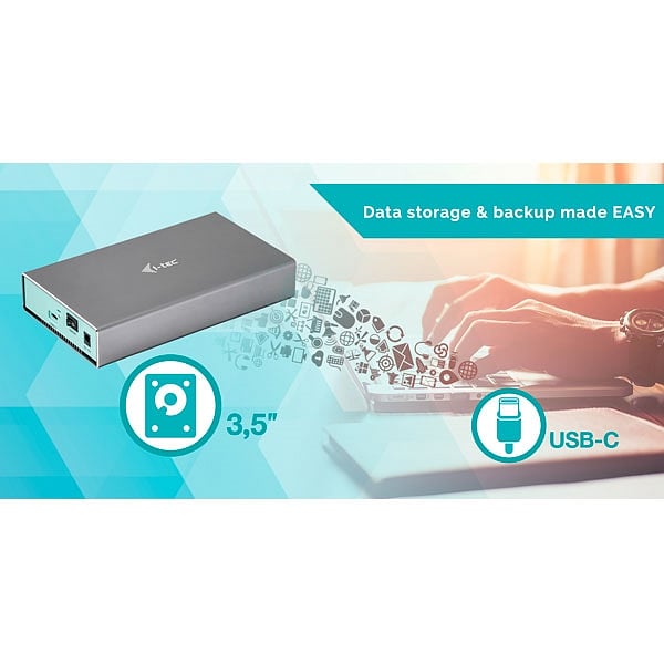 ITec Mysafe USBC 35 SATA  Caja HDD