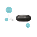 ITec 2535 Docking Station USB 30  Caja Externa