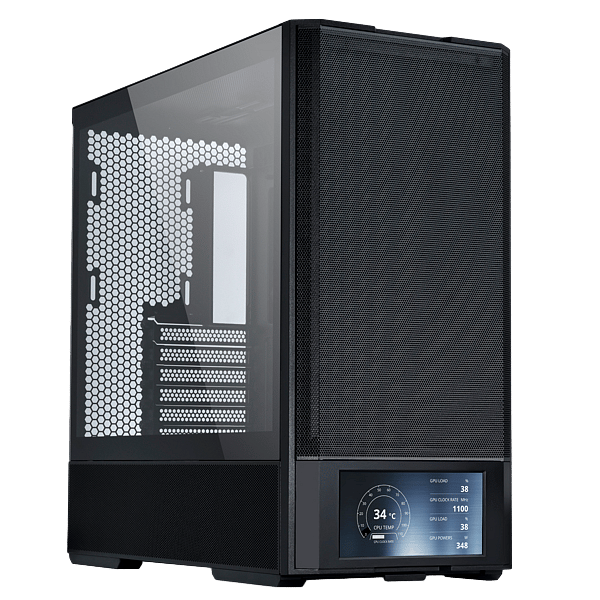 Lian Li Lancool 207 Digital  Caja ATX Negra LCD