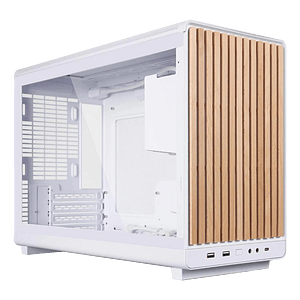 Lian Li X DAN A3 Madera  Caja Micro ATX Blanca Cristal Templado