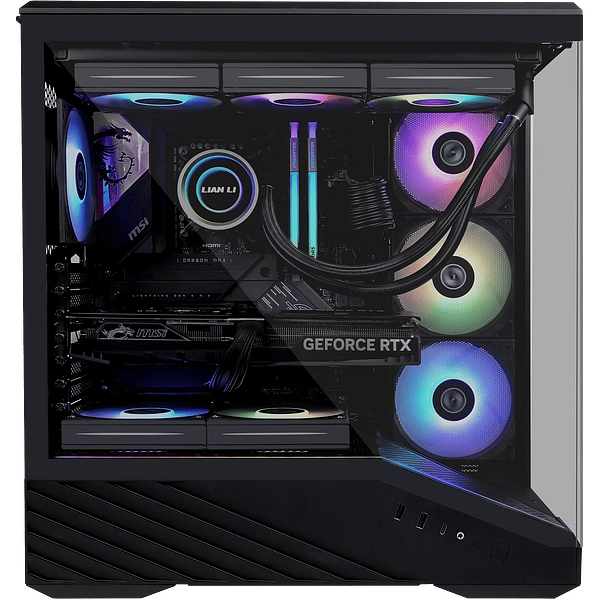 Lian Li Vector V100  Caja ATX Negra