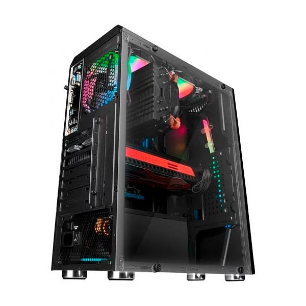 Mars Gaming MCX negra atx  Caja