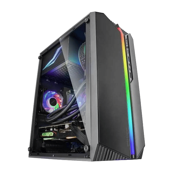 Mars Gaming MCS1 ARGB   Caja MicroATX Cristal Templado