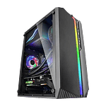 Mars Gaming MCS1 ARGB   Caja MicroATX Cristal Templado