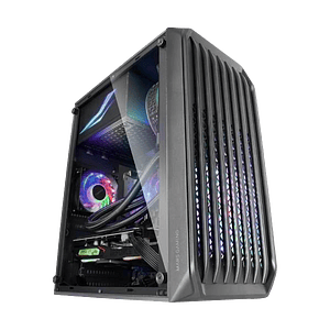 Mars Gaming MCS2 ARGB   Caja MicroATX Cristal Templado