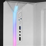 Mars Gaming MCS1 ARGB  Caja MicroATX Cristal Templado Blanca