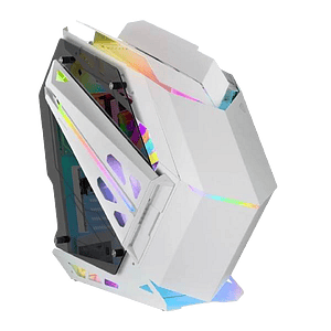 Mars Gaming XXL MCTitan ARGB   Caja ATX Cristal Templado Blanca