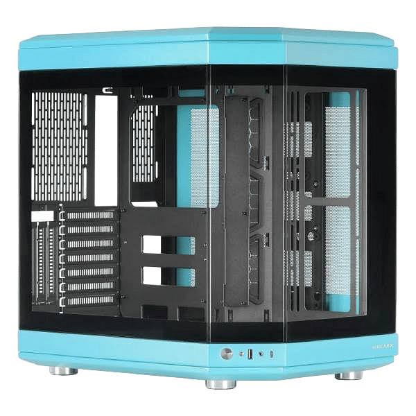 Mars Gaming MC3T Panoramica  Caja ATX Cristal Templado Azul