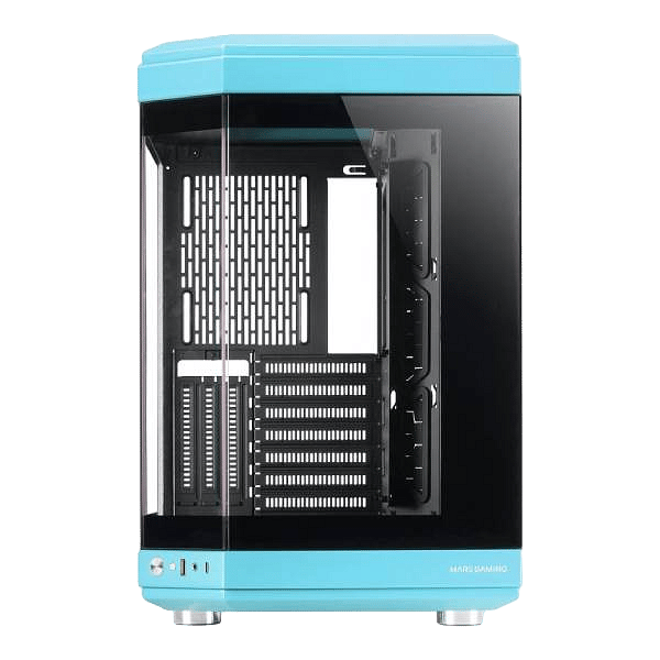 Mars Gaming MC3T Panoramica  Caja ATX Cristal Templado Azul