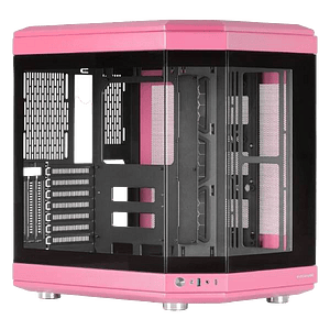 Mars Gaming MC3T Panoramica  Caja ATX Cristal Templado Rosa