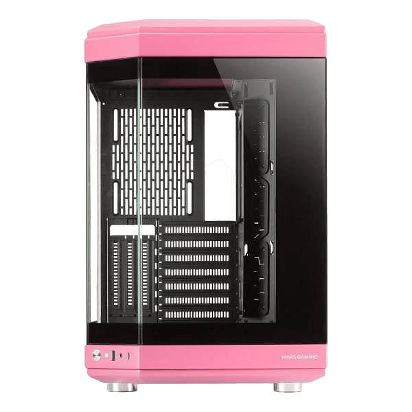 Mars Gaming MC3T Panoramica  Caja ATX Cristal Templado Rosa