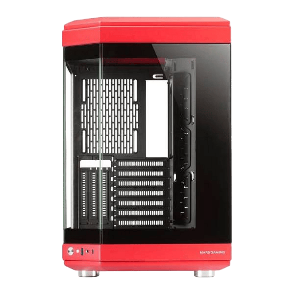 Mars Gaming MC3T Panoramica  Caja ATX Cristal Templado Rojo