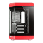 Mars Gaming MC3T Panoramica  Caja ATX Cristal Templado Rojo