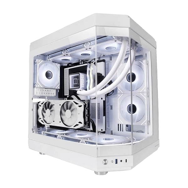 Mars Gaming MC3T Panoramica  Caja ATX Cristal Templado Blanca