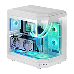 Mars Gaming MC3T Panoramica  Caja ATX Cristal Templado Blanca Mars Gaming MC3T Panoramica  Caja ATX Cristal Templado Blanca